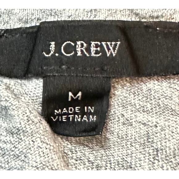 2/$15 J. Crew Drop Shoulder T-Shirt Gray Short Sleeve Cotton AS024 Size M - Picture 10 of 13